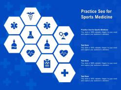 Practice seo for sports medicine ppt powerpoint presentation pictures ideas
