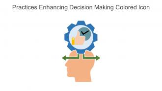 Practices Enhancing Decision Making Colored Icon In Powerpoint Pptx Png And Editable Eps Format