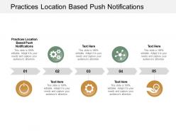 Practices location based push notifications ppt powerpoint presentation model background designs cpb