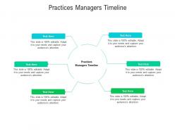 Practices managers timeline ppt powerpoint presentation gallery layouts cpb