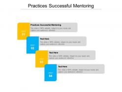 Practices successful mentoring ppt powerpoint presentation gallery examples cpb