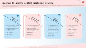 Practices To Improve Content Marketing Strategy Creating A Content Marketing Guide MKT SS V