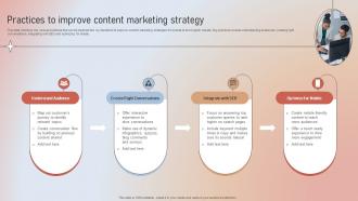 Practices To Improve Content Marketing Strategy Designing A Content Marketing Blueprint MKT SS V