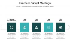 Practices virtual meetings ppt powerpoint presentation gallery background images cpb