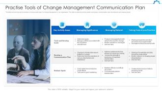 Practise Tools Of Change Management Communication Plan