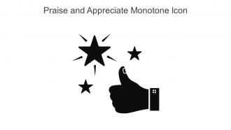 Praise And Appreciate Monotone Icon In Powerpoint Pptx Png And Editable Eps Format