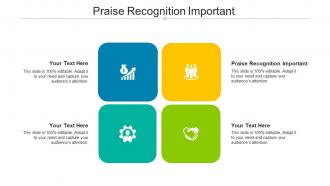Praise Recognition Important Ppt Powerpoint Presentation File Good Cpb