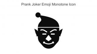Prank Joker Emoji Monotone Icon In Powerpoint Pptx Png And Editable Eps Format