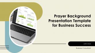 Prayer Background Presentation Template For Business Success PPT H