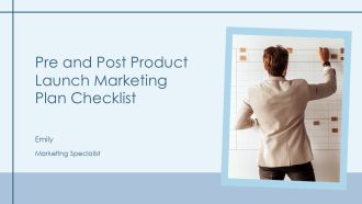 Pre And Post Product Launch Marketing Plan Checklist PPT Demonstration AT