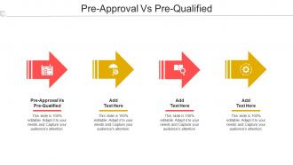 Pre Approval Vs Pre Qualified Ppt Powerpoint Presentation Icon Background Cpb