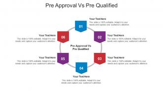 Pre Approval Vs Pre Qualified Ppt Powerpoint Presentation Portfolio Templates Cpb