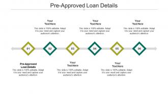 Pre approved loan details ppt powerpoint presentation portfolio graphics example cpb