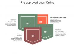 Pre approved loan online ppt powerpoint presentation layouts structure cpb