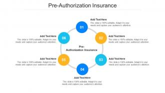 Pre Authorization Insurance Ppt Powerpoint Presentation Infographics Icons Cpb