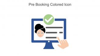 Pre Booking Colored Icon In Powerpoint Pptx Png And Editable Eps Format
