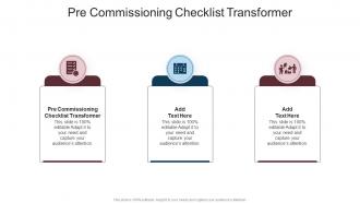 Pre Commissioning Checklist Transformer In Powerpoint And Google Slides Cpb
