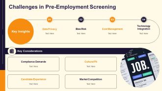Pre Employment Screening Making Informed Decisions PPT Guidelines AT Graphical Template