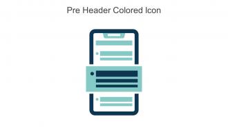 Pre Header Colored Icon In Powerpoint Pptx Png And Editable Eps Format