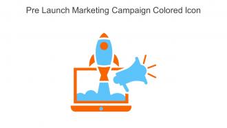 Pre Launch Marketing Campaign Colored Icon In Powerpoint Pptx Png And Editable Eps Format
