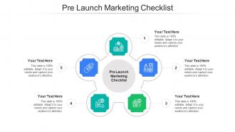 Pre Launch Marketing Checklist Ppt Powerpoint Presentation Slides Layouts Cpb