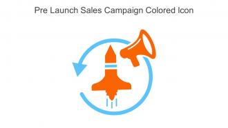 Pre Launch Sales Campaign Colored Icon In Powerpoint Pptx Png And Editable Eps Format
