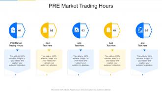 PRE Market Trading Hours In Powerpoint And Google Slides Cpb