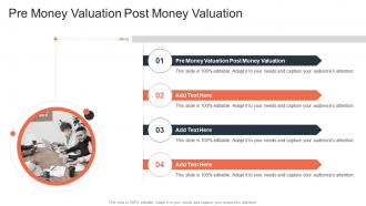 Pre Money Valuation Post Money Valuation In Powerpoint And Google Slides Cpb