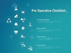 Pre operative checklist ppt powerpoint presentation ideas slides