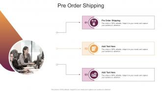 Pre Order Shipping In Powerpoint And Google Slides Cpb
