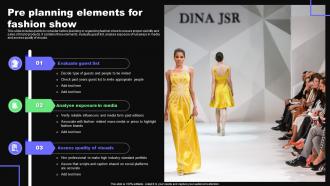 Powerpoint Template And Background With Models On Catwalk During A Fashion  Show, Presentation Graphics, Presentation PowerPoint Example