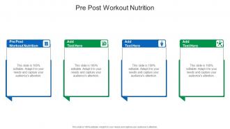 Pre Post Workout Nutrition In Powerpoint And Google Slides Cpb