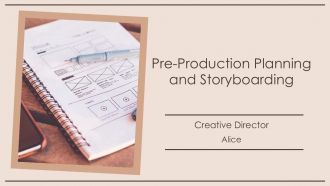 Pre Production Planning And Storyboarding PPT Graphics AT