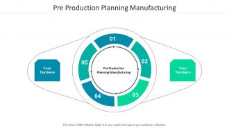 Pre production planning manufacturing ppt powerpoint presentation inspiration cpb