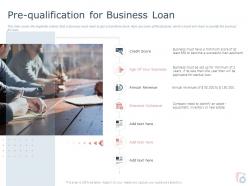 Pre qualification for business loan ppt powerpoint presentation file