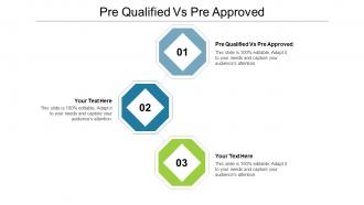 Pre qualified vs pre approved ppt powerpoint presentation model slides cpb