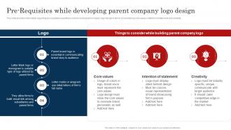 Pre Requisites While Developing Parent Company Improve Brand Valuation Through Family
