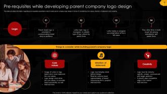 Pre Requisites While Developing Parent Company Umbrella Branding To Manage Brands Family