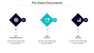 Pre Sales Documents Ppt Powerpoint Presentation Summary Inspiration Cpb