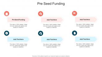 Pre Seed Funding In Powerpoint And Google Slides Cpb