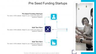 Pre Seed Funding Startups In Powerpoint And Google Slides Cpb