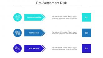 Pre Settlement Risk In Powerpoint And Google Slides Cpb