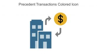 Precedent Transactions Colored Icon In Powerpoint Pptx Png And Editable Eps Format