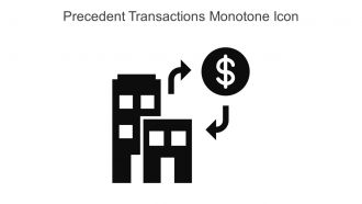 Precedent Transactions Monotone Icon In Powerpoint Pptx Png And Editable Eps Format