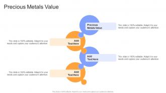 Precious Metals Value In Powerpoint And Google Slides Cpb