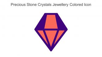 Precious Stone Crystals Jewellery Colored Icon In Powerpoint Pptx Png And Editable Eps Format