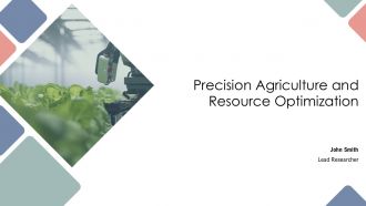 Precision Agriculture And Resource Optimization PPT Mockup AT Precision Agriculture And Resource Optimization PPT Mockup AT
