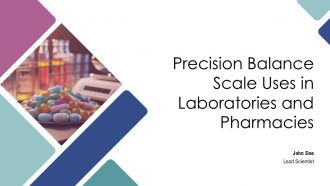Precision Balance Scale Uses In Laboratories And Pharmacies PPT Mockup AT Precision Balance Scale Uses In Laboratories And Pharmacies PPT Mockup AT