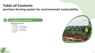 Precision Farming System For Environmental Sustainability Powerpoint Presentation Slides IoT CD V Template Graphical