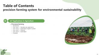 Precision Farming System For Environmental Sustainability Powerpoint Presentation Slides IoT CD V Good Graphical